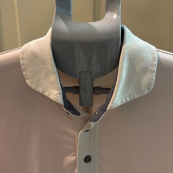 Greyson Light Pink Polo Shirt Size Small D28 - Picture 4 of 8